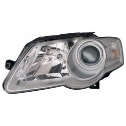 VOLKSWAGEN PASSAT HEAD LAMP ASSY LEFT (Driver Side) (HALOGEN) OEM#3C0941005AE 2006-2010 PL#VW2502134