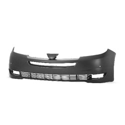TOYOTA SIENNA FRONT BUMPER COVER PRIMED (W/Park Sensor)(W/O Radar Cruise) OEM#52119AE901 2004-2005 PL#TO1000270