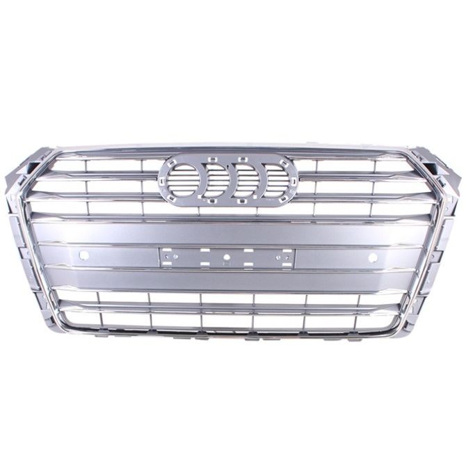AUDI A4 SEDAN GRILLE CHROME/PTD-GRAY (W/SENSOR)(WO/S-LINE) OEM#8W0853651BSRP5 2017 PL#AU1200133