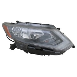 NISSAN(DATSUN) ROGUE HYBRID HEAD LAMP ASSEMBLY RIGHT (Passenger Side) (HALOGEN HEAD/LAMP)**CAPA** OEM#260106FL0A 2017-2019 PL#NI2503254C