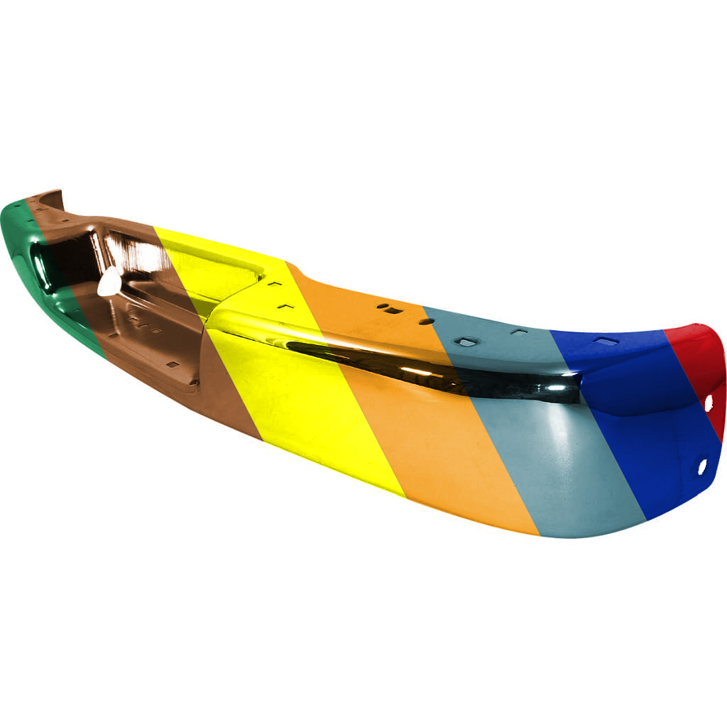 GM TRUCKS & VANS CHEVY/GMC/VAN(Express/Savana) STEP BUMPER CHROME (WO/PAD & BRKT)(WO/SENSOR) OEM#84376069 2003-2025 PL#GM1102397