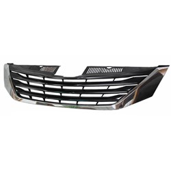 TOYOTA SIENNA GRILLE ASSEMBLY BLK/BLK W/CHR MOLDING (LE) **CAPA** OEM#5310108080 2011-2017 PL#TO1200334C