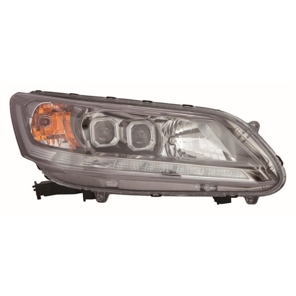 HONDA ACCORD HYBRID HEAD LAMP ASSY RIGHT (Passenger Side) (LED) OEM#33100T3VA51 2014-2015 PL#HO2503164