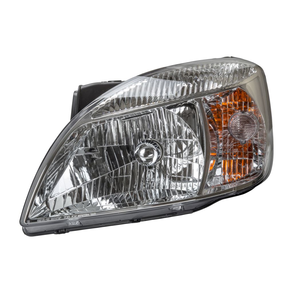 KIA RIO SEDAN HEAD LAMP ASSEMBLY LEFT (Driver Side) (CHROME BEZEL)**CAPA** OEM#921011G011 2009-2011 PL#KI2502142C