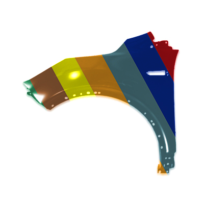 FORD TRUCKS & VANS ESCAPE FENDER LEFT (Driver Side) (W/ FLARE) OEM#GJ5Z16006A (P) 2013-2019 PL#FO1240288
