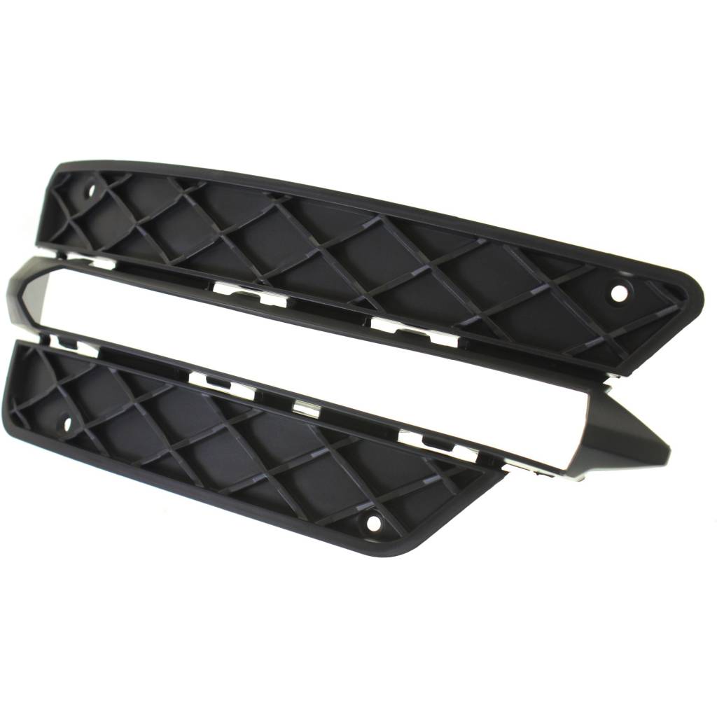 MERCEDES-BENZ C-CLASS SEDAN (204) FRONT BUMPER GRILLE BLACK LEFT (Driver Side) (SPORT)(EXC C63) OEM#2048851353 2012-2014 PL#MB1038126