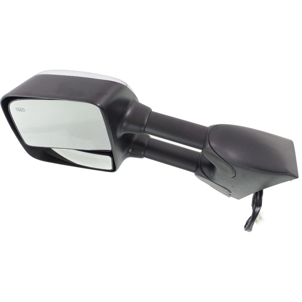 NISSAN TITAN DOOR MIRROR LEFT (Driver Side) PWR/HTD (CHROME CVR)(W/DUAL ARM)(SE) OEM#96302ZR10E 2004-2005 PL#NI1320202