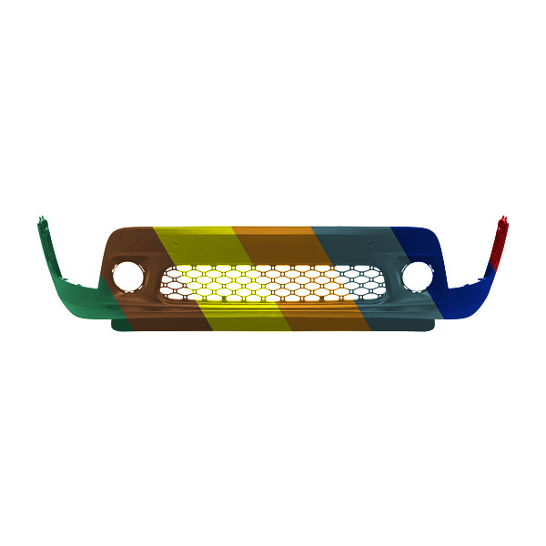 JEEPVEHICLE RENEGADE FRONT BUMPER COVER LOWER TEXTURE (W/SENSOR)(EXC TRAILHAWK/UPLAND) OEM#6XG32LXHAA 2019-2023 PL#CH1015140