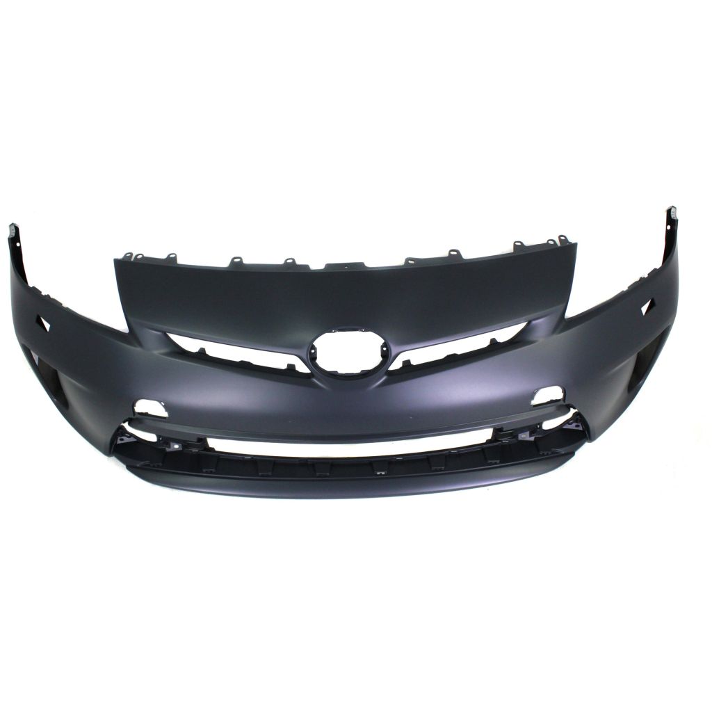 TOYOTA PRIUS (1.8L) FRONT BUMPER COVER PRIMED (W/WASHER)(WO/SIDE SENSOR)**CAPA** OEM#5211947935 2012-2015 PL#TO1000393C