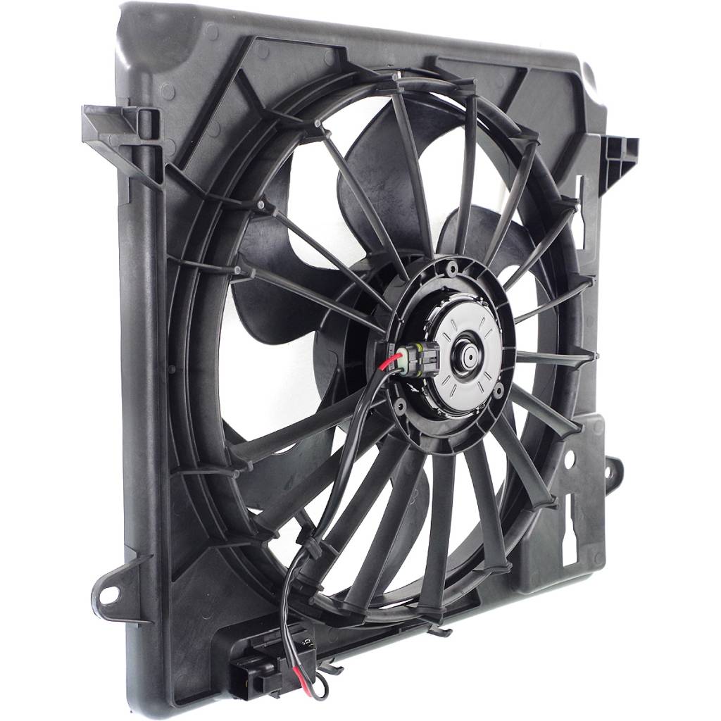 JEEP WRANGLER (JK) RADIATOR & A/C FAN ASSEMBLY (SINGLE FAN) OEM#68039594AA-PFM 2007-2011 PL#CH3115167