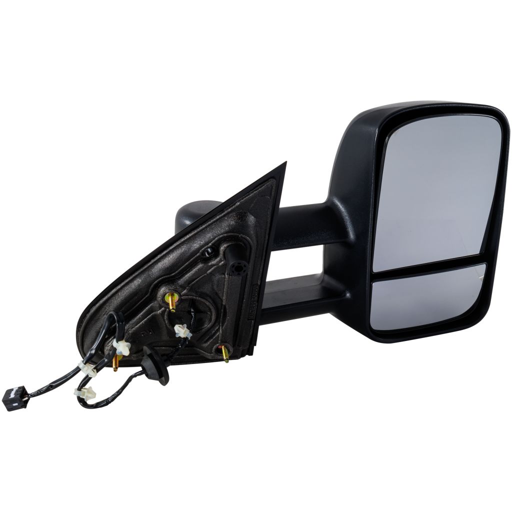 GM TRUCKS & VANS SILVERADO/PU 2500/3500 (CHEVY) DOOR MIRROR RIGHT (Passenger Side) PWR/HTD/M-FOLD (TOW TYPE)(DUAL ARM)(NO SIGNAL IN GLASS)(BLK) OEM#22820398-PFM 2015 PL#GM1321485