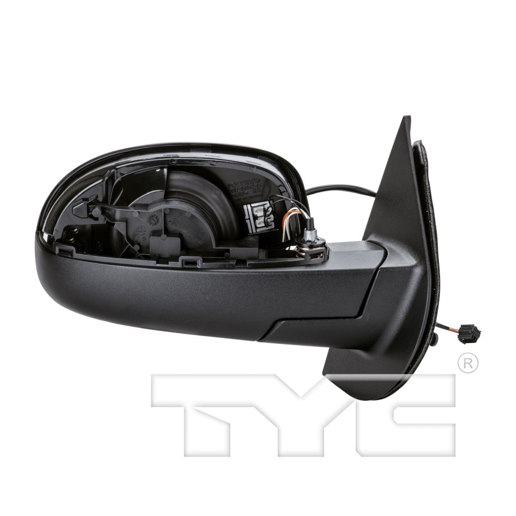 GM TRUCKS & VANS SUBURBAN (CHEVY) DOOR MIRROR RIGHT (Passenger Side) POWER/HEATED (WO/PUDDLE LAMP)(PTM CVR)(WO/TRAILER TOW) OEM#20809968 2007-2014 PL#GM1321336
