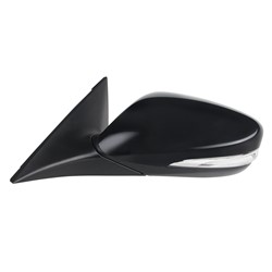 HYUNDAI VELOSTER DOOR MIRROR LEFT (Driver Side) POWER/HEATED (W/SIGNAL)(SMOOTH BASE) OEM#876102V530 2014-2017 PL#HY1320219