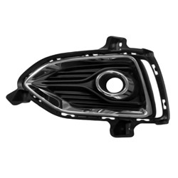 HYUNDAI ACCENT SEDAN FOG LAMP COVER LEFT (Driver Side) CHROME/BLACK (W/FOG) OEM#86521J0000 2018-2022 PL#HY1038145