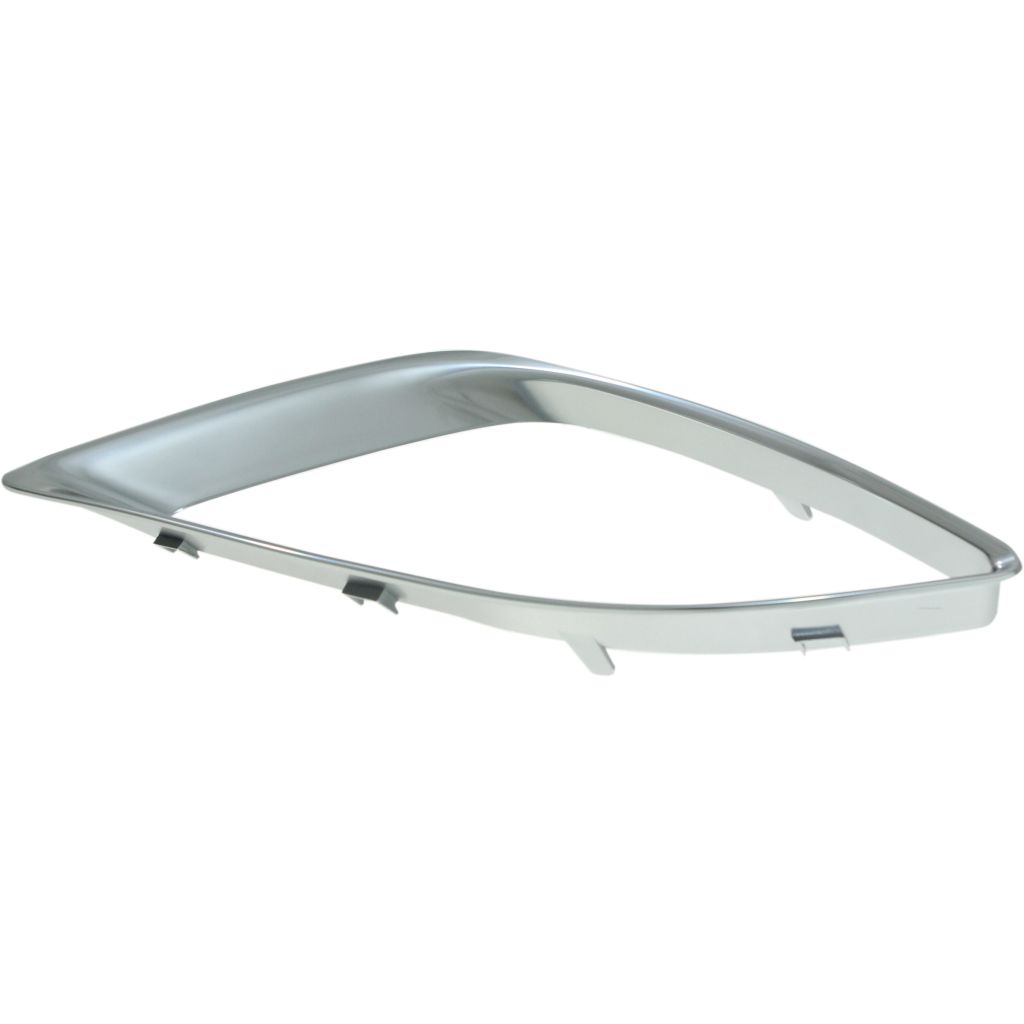 DODGE TRUCKS & VANS DURANGO FOG LAMP COVER OUTER MOLDING RIGHT (Passenger Side) SATIN NICKEL CHROME (2PC BUMPER CVR) OEM#6CH62SZ7AA 2016-2020 PL#CH1039182