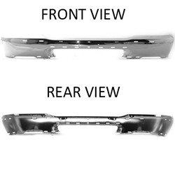MAZDA MAZDA/PU FRONT BUMPER CHROME WRS OEM#1F2350031 2001-2010 PL#MA1002134