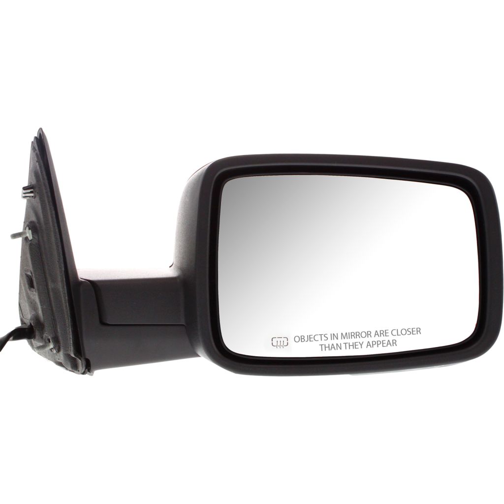 DODGE TRUCKS & VANS DODGE/PU (R2500/3500) DOOR MIRROR RIGHT (Passenger Side) POWER/HEATED (SINGLE GLASS)(TEXT BLK) OEM#55372066AH (P) 2010-2012 PL#CH1321303