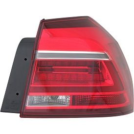 VOLKSWAGEN PASSAT TAIL LAMP ASSY LEFT (Driver Side) (OUTER)(LED HEAD LAMP)(TO 7-3-16) **CAPA** OEM#561945207B 2016-2017 PL#VW2804121C