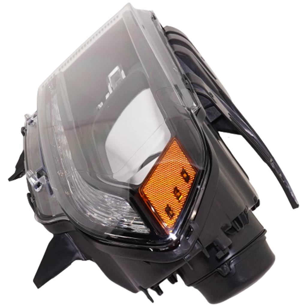 DODGE TRUCKS & VANS DURANGO HEAD LAMP ASSY LEFT (Driver Side) (HALOGEN W/LED DRL)(BLACK TRIM) OEM#68299131AH 2016-2020 PL#CH2502305
