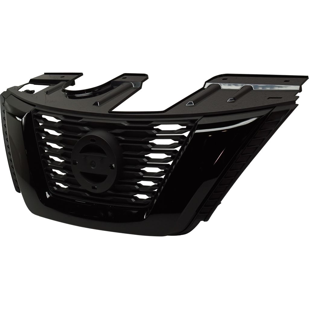 NISSAN ROGUE (2.5L) GRILLE BLACK/BLACK (WO/CAMERA)(MIDNIGHT ED)**CAPA** OEM#623106FL0D 2017 PL#NI1200303C