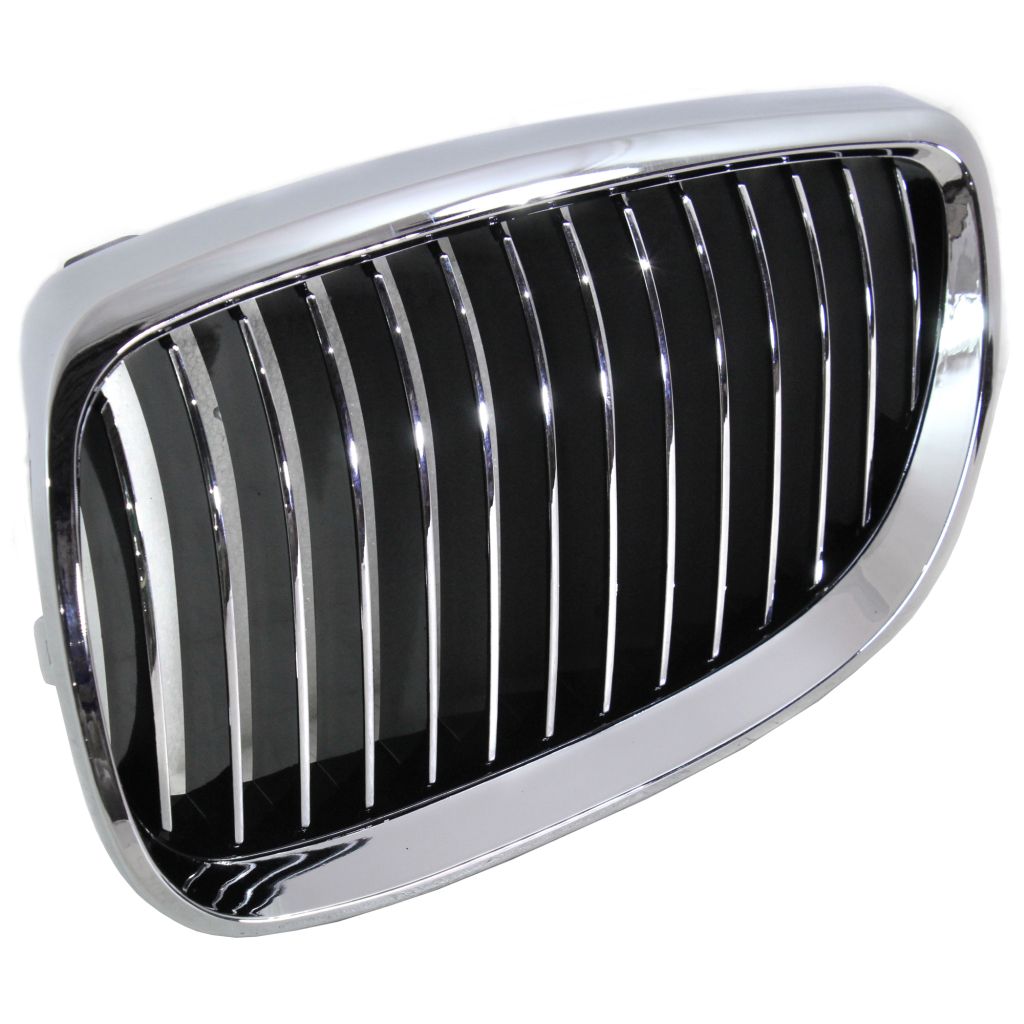 BMW BMW X5 GRILLE LEFT (Driver Side) CHR/BLK OEM#51137157687 2011-2013 PL#BM1200180