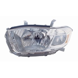 TOYOTA HIGHLANDER HEAD LAMP UNIT LEFT (Driver Side) (JAPAN)(EXC SPORT MDL)(CHR HOUSING)**CAPA** OEM#8117048460 2008-2010 PL#TO2502176C