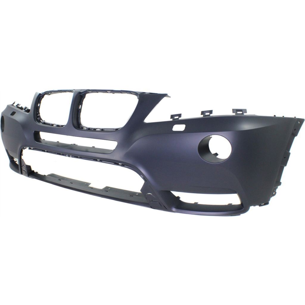 BMW BMW X3 FRONT BUMPER COVER PRM(W/ HL WASHER)(WO/M PKG) OEM#51117261188 2011-2014 PL#BM1000253