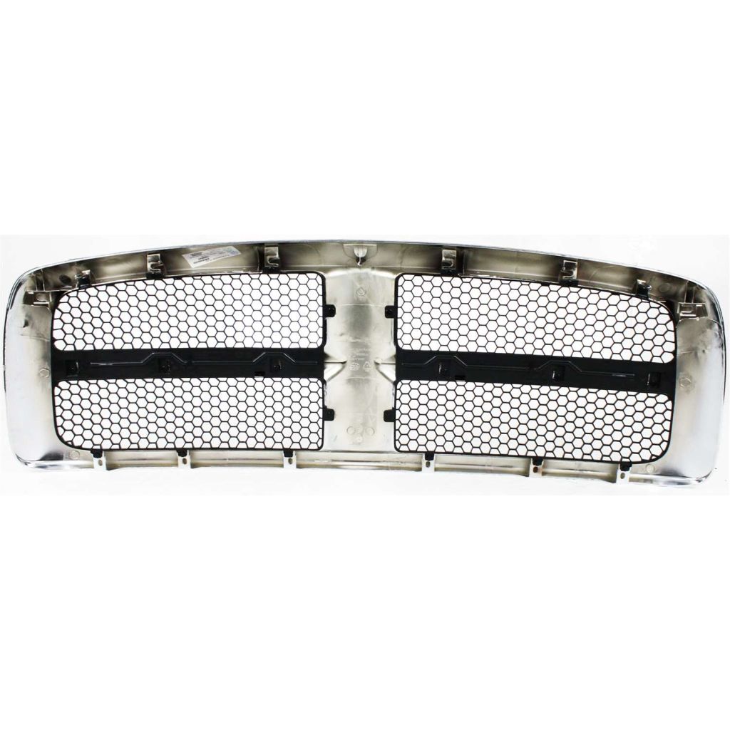 DODGE TRUCKS & VANS DODGE/PU ( R1500)(EXC Mega Cab ) GRILLE ASSY(CHROME FRAME/PTD INNER)(HONEY COMB) OEM#55077185AG-PFM 2002-2005 PL#CH1200268