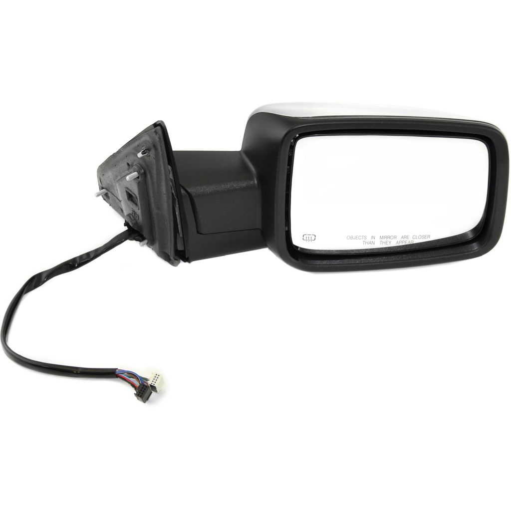 DODGE TRUCKS & VANS DODGE/PU (R1500)( CLASSIC) DOOR MIRROR RIGHT (Passenger Side) PWR/HTD/SIGNAL/PUDDL/MEMORY (WO/TOW)(WO/DIMMING)(CHROME) OEM#68096198AH-PFM 2013 PL#CH1321356