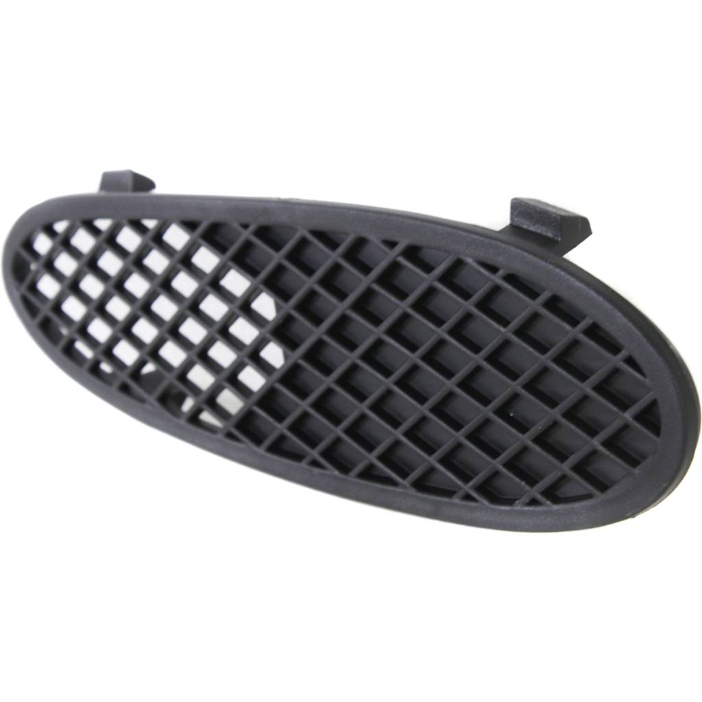 MERCEDES-BENZ S-CLASS SEDAN (220) FRONT BUMPER GRILLE RIGHT (Passenger Side) OUTER BLACK(S430/S500/S600)(W/Sport) OEM#2208850223 2001-2002 PL#MB1039101
