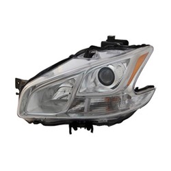 NISSAN(DATSUN) MAXIMA HEAD LAMP ASSEMBLY LEFT (Driver Side) (HID) (CLEAR LENS )**CAPA** OEM#260609N01A 2009-2014 PL#NI2502186C