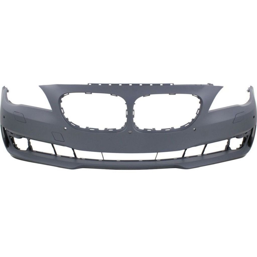 BMW BMW 7 SERIES (EXC 750 HYBRID) FRONT BUMPER COVER PRIMED (W/SENSOR)(WO/CAMERA)(WO/M PKG) OEM#51117332262 2013-2015 PL#BM1000315