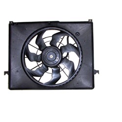 HYUNDAI SONATA RADIATOR & A/C FAN ASSEMBLY (2.4L)(SINGLE FAN) OEM#253803K210 2006-2008 PL#HY3117100
