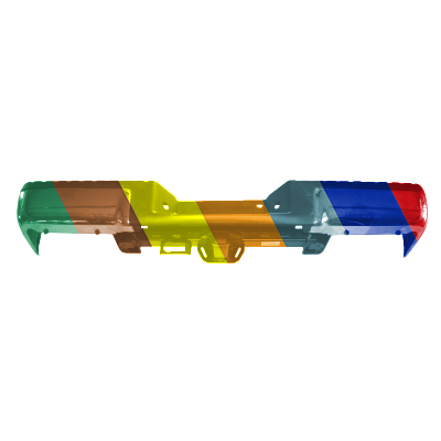 FORD TRUCKS & VANS FORD/PU (F150)(EXC SVT RAPTOR) STEP BMP ASSY CHROME (WO/SENSOR)(W/HD TOW PKG)(STYLESIDE) OEM#9L3Z17906A-PFM 2009-2014 PL#FO1103164