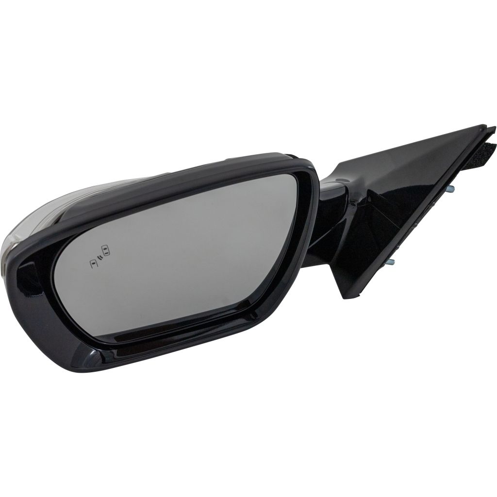 HYUNDAI SANTA FE SPORT (2.0/2.4L) DOOR MIRROR LEFT (Driver Side) PWR/HTD/SIGNAL (W/BSD)(BLACK BASE)(PTM CVR) OEM#876104Z011 2013-2018 PL#HY1320234