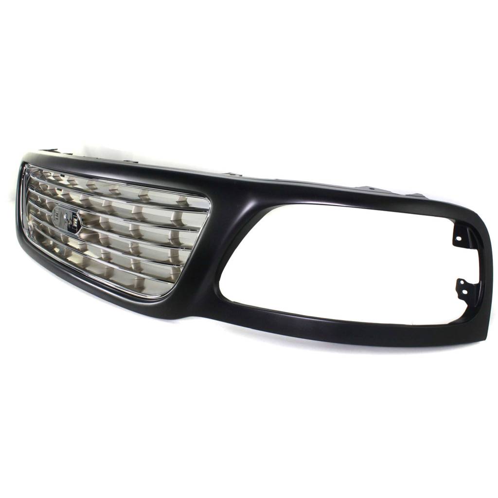FORD TRUCKS & VANS FORD/PU (F150 HERITAGE MODEL) GRILLE BLACK Frame W/ CHROME Inner (Bar Type)(Lighting OEM#3L3Z8200AC 2004 PL#FO1200423