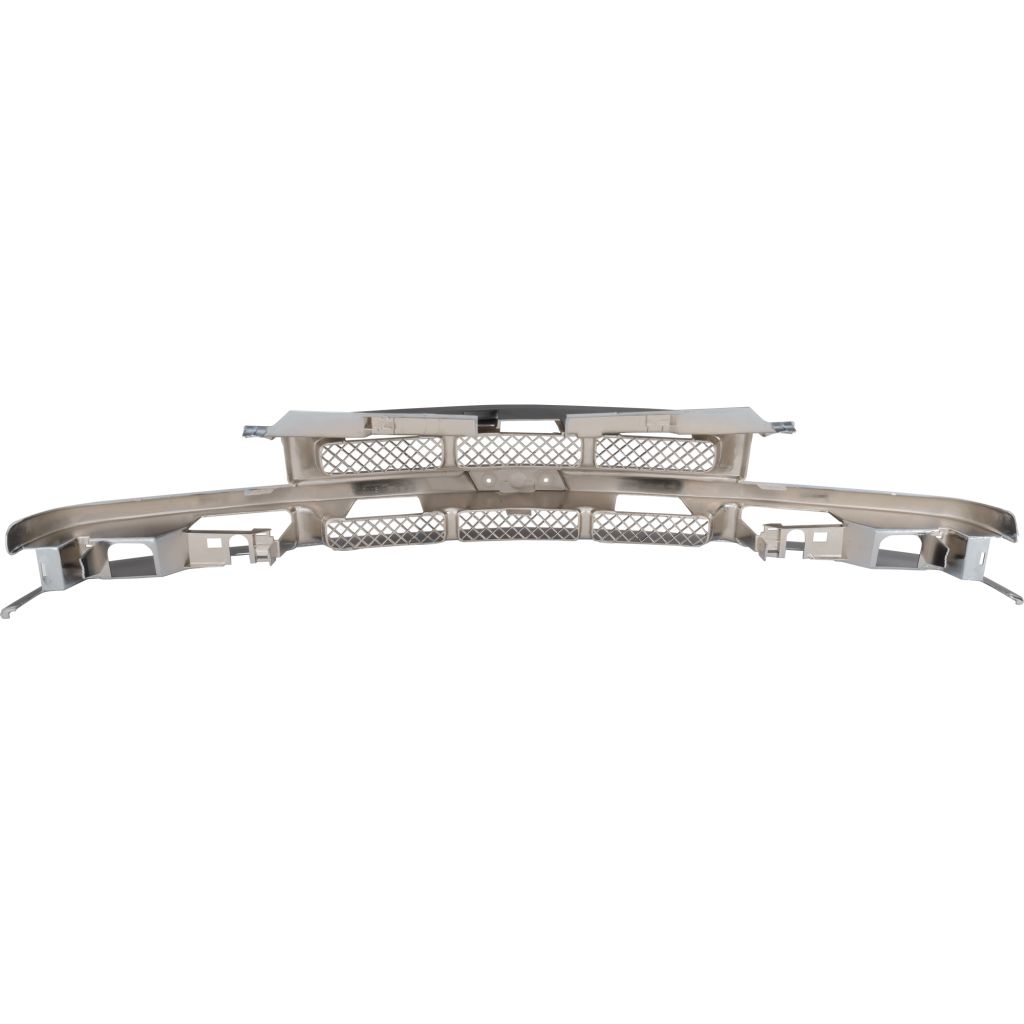 GM TRUCKS & VANS S10/SONOMA/PICKUP GRILLE W/CHR MLDG(MESH)(CHEVY) OEM#15048519 1998-2004 PL#GM1200419