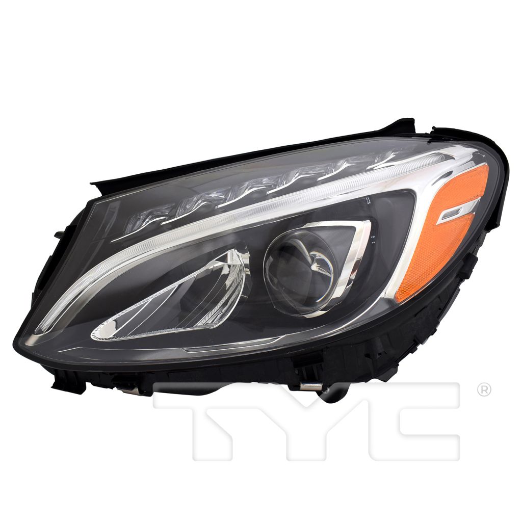 MERCEDES-BENZ C-CLASS COUPE HEAD LAMP LEFT (Driver Side) (LED HEAD LAMP WO/ADAPTIVE) OEM#205906770364 2017-2018 PL#MB2502227