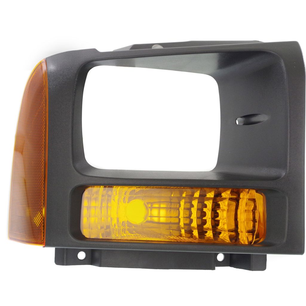 FORD TRUCKS & VANS FORD/PU (F250/350/450/550) Super Duty CORNER LAMP & HEAD LAMP DOOR BLACK RIGHT (Passenger Side) (SEALED BEAM TYPE) OEM#6C3Z13200AAA 2006-2007 PL#FO2527104
