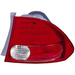 HONDA CIVIC SEDAN TAIL LAMP UNIT RIGHT (Passenger Side) (OUTER) **CAPA** OEM#33501SNAA02 2006-2008 PL#HO2801165C