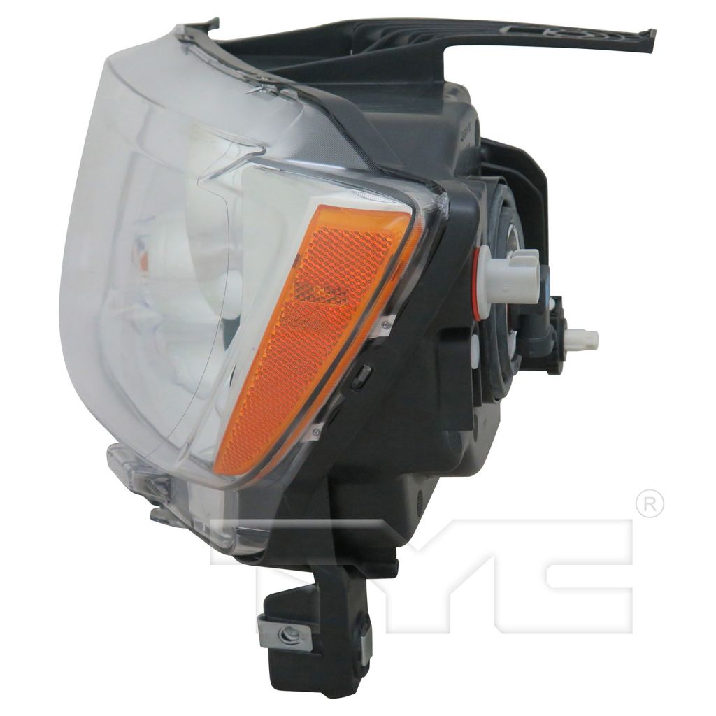 JEEP COMPASS HEAD LAMP ASSEMBLY LEFT (Driver Side)(WO/PROJECTOR)(CHR BEZEL)**CAPA** OEM#68088869AD 2011-2013 PL#CH2518139C