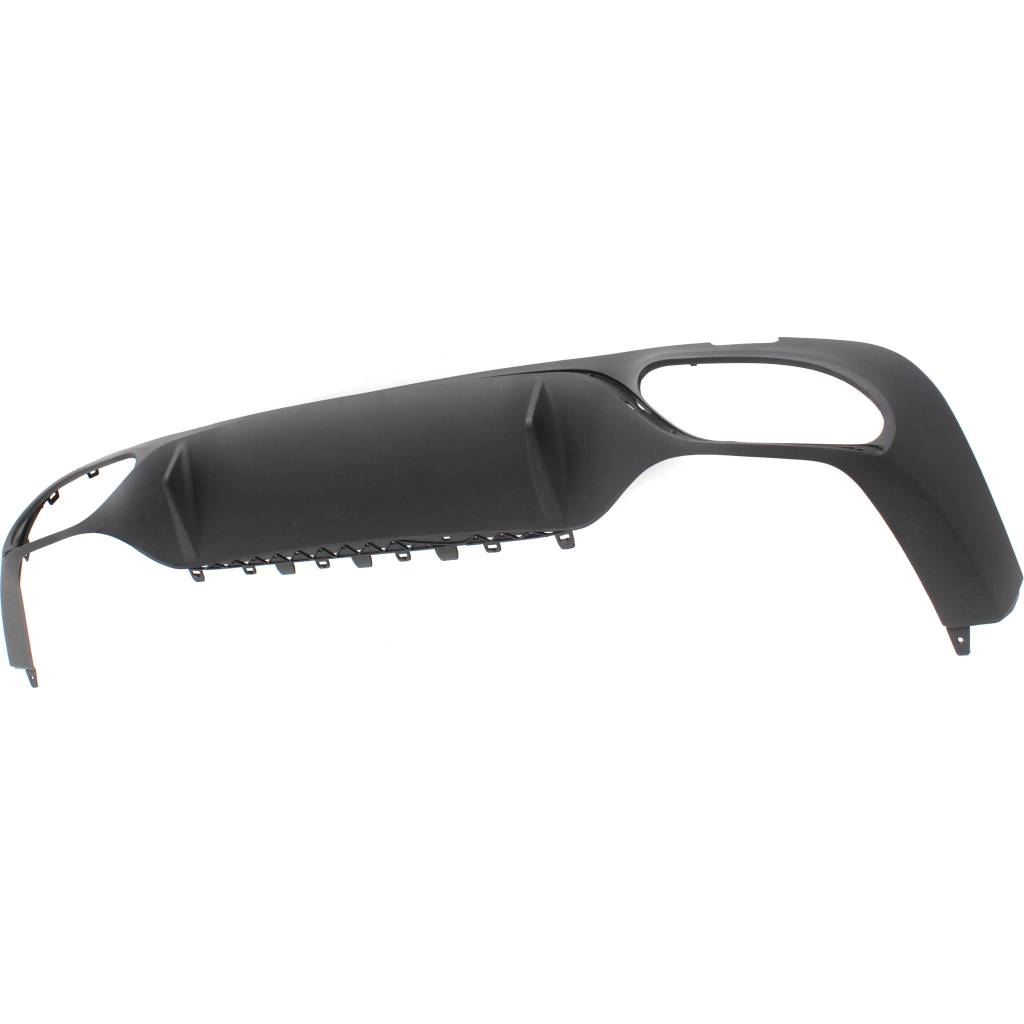 MERCEDES-BENZ E-CLASS SEDAN (213) REAR BUMPER COVER LOWER TXT-BLACK(E300/350/400/450 WO/LUXURY)(E43)**CAPA** OEM#2138851801 2017-2023 PL#MB1195119C