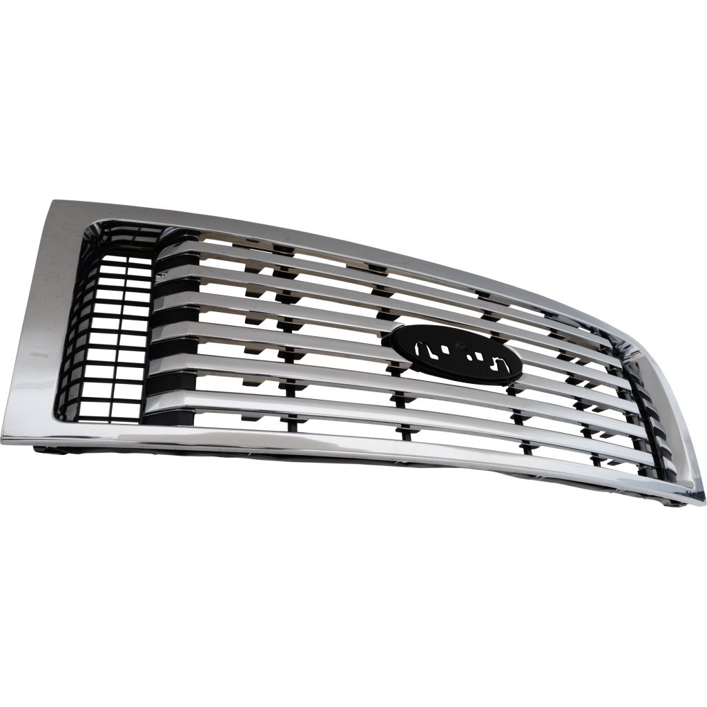FORD TRUCKS & VANS FORD/PU (F150)(EXC SVT RAPTOR) GRILLE CHROME (6 SMALL BAR)(XLT W/CHROME APPEARANCE PKG) OEM#AL3Z8200C 2010-2012 PL#FO1200531