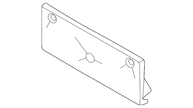 HYUNDAI TUCSON HYBRID/PLUG-IN HYBRID FRONT LICENSE PLATE BRACKET (N-LINE) OEM#86529N9CB0 2022-2024 PL#HY1068150