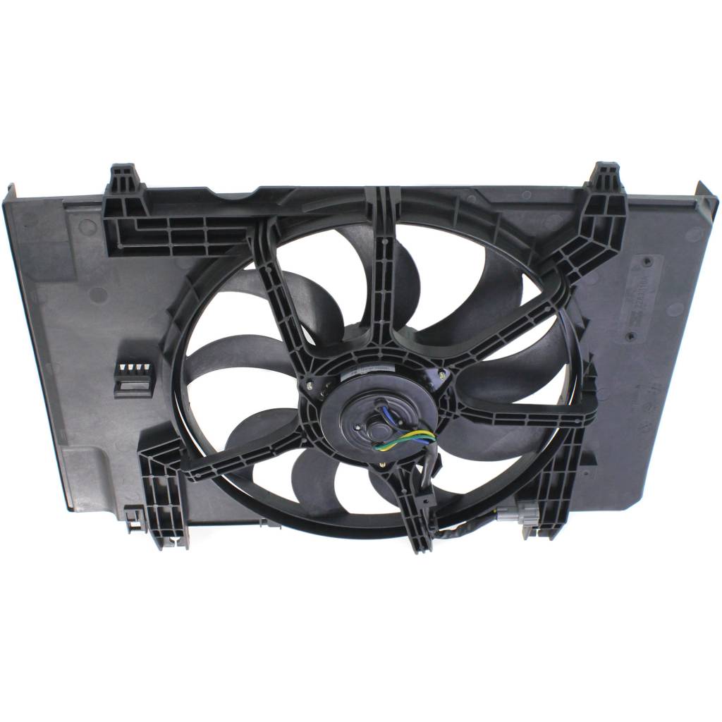 NISSAN(DATSUN) CUBE RADIATOR & A/C FAN ASSEMBLY (SINGLE FAN)( AT)(MT W/AC)(TO 11-09) OEM#214811FC0A 2009-2010 PL#NI3115141
