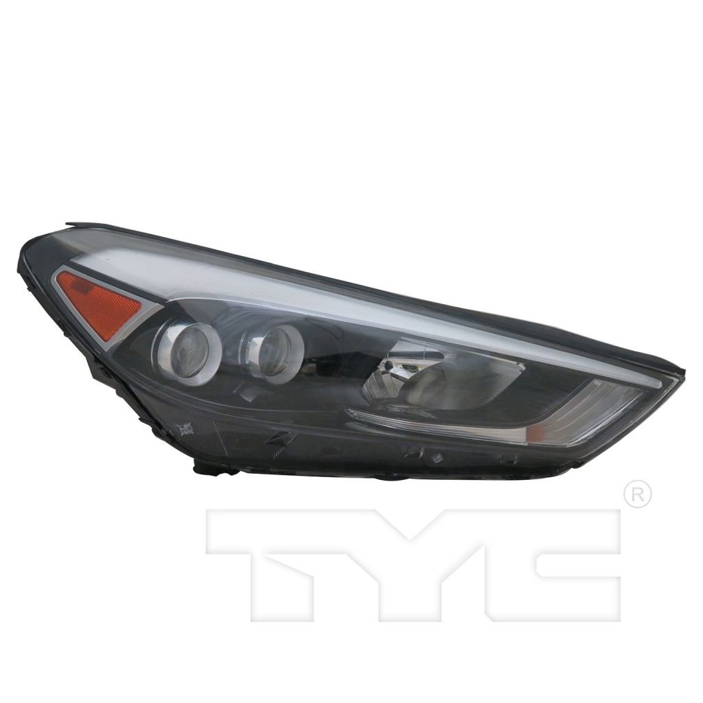 HYUNDAI TUCSON HEAD LAMP ASSY RIGHT (Passenger Side) (LED)(DUAL BEAM) OEM#92102D3350 2016-2018 PL#HY2503220