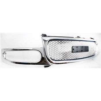 GM TRUCKS & VANS YUKON DENALI/YUKON XL DENALI (GMC) GRILLE ASSEMBLY CHROME OEM#19130789 2001-2006 PL#GM1200510