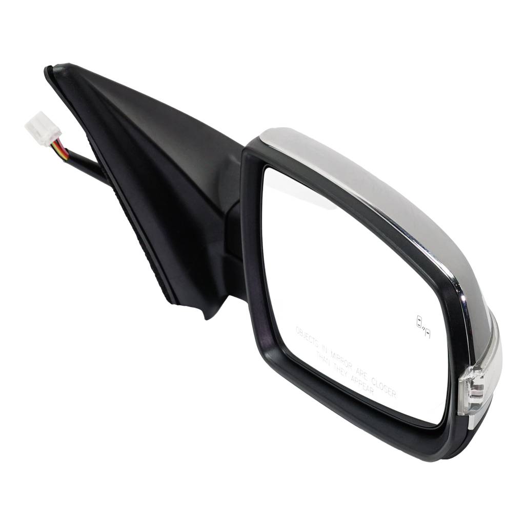 KIA SORENTO DOOR MIRROR LEFT (Driver Side) PWR/HTD/SIGNAL/MEMORY (W/BSD)(PWR-FOLD)(CHROME CVR) OEM#876101U720 2014-2015 PL#KI1320212