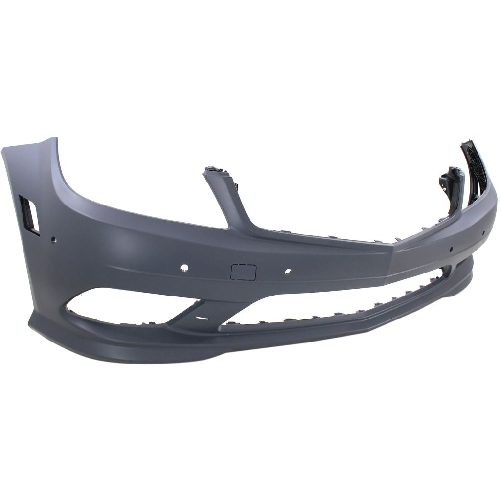 MERCEDES-BENZ C-CLASS SEDAN (204) FRONT BUMPER COVER PRIMED (SPORT)(WO/WASH)(W/ SEN)(EXC C63)(LED DRL) OEM#2048856238 2011 PL#MB1000425