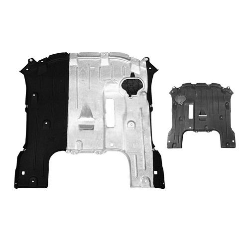 CHRYSLER PACIFICA HYBRID FRONT SPLASH SHIELD W/ALUM PAD (REAR ENG UNDER CVR) **CAPA** OEM#68489769AA 2017-2025 PL#CH1228176C